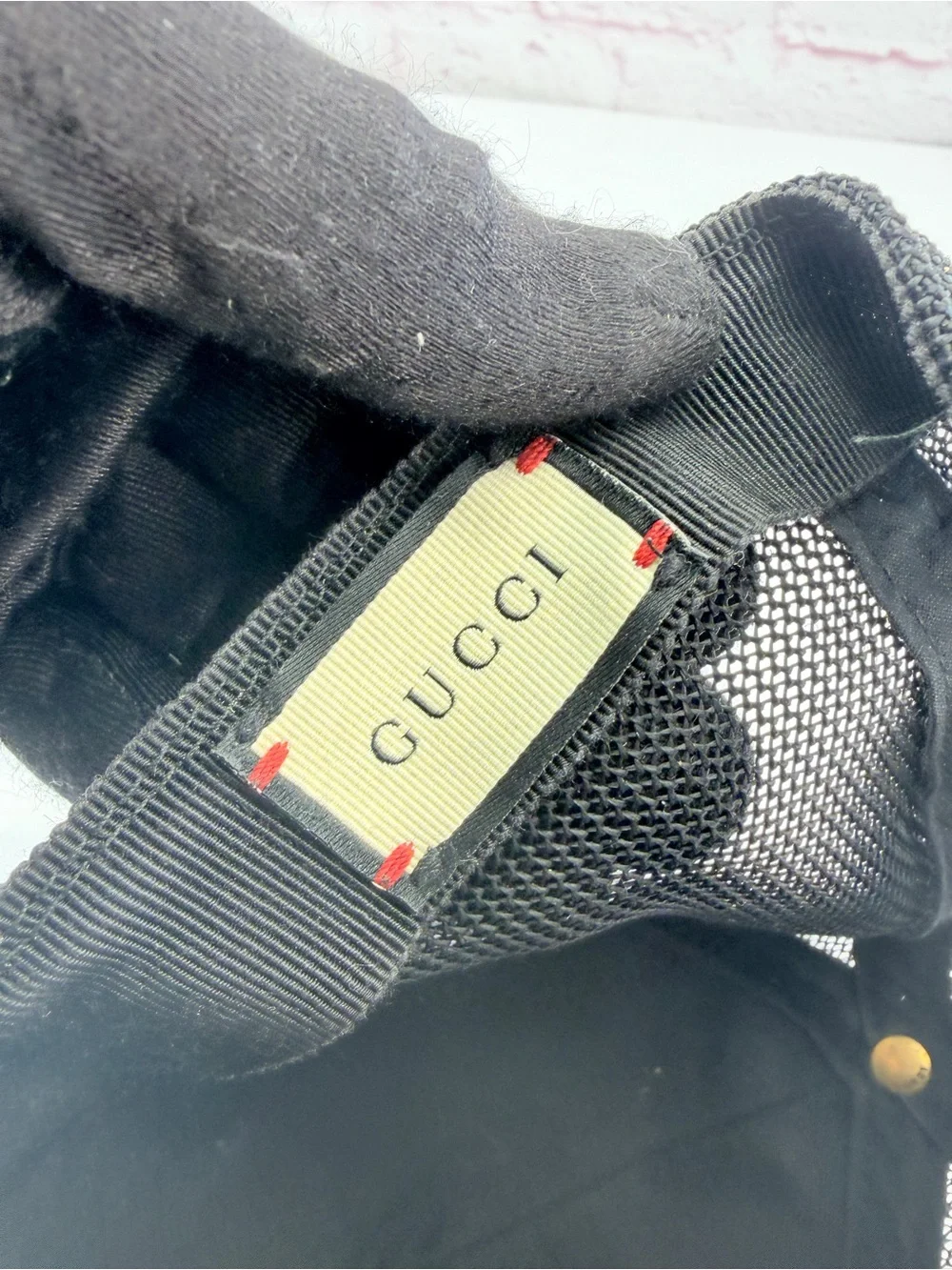 Gucci GG Supreme Monogram Tiger Print Baseball Hat M 58 Beige